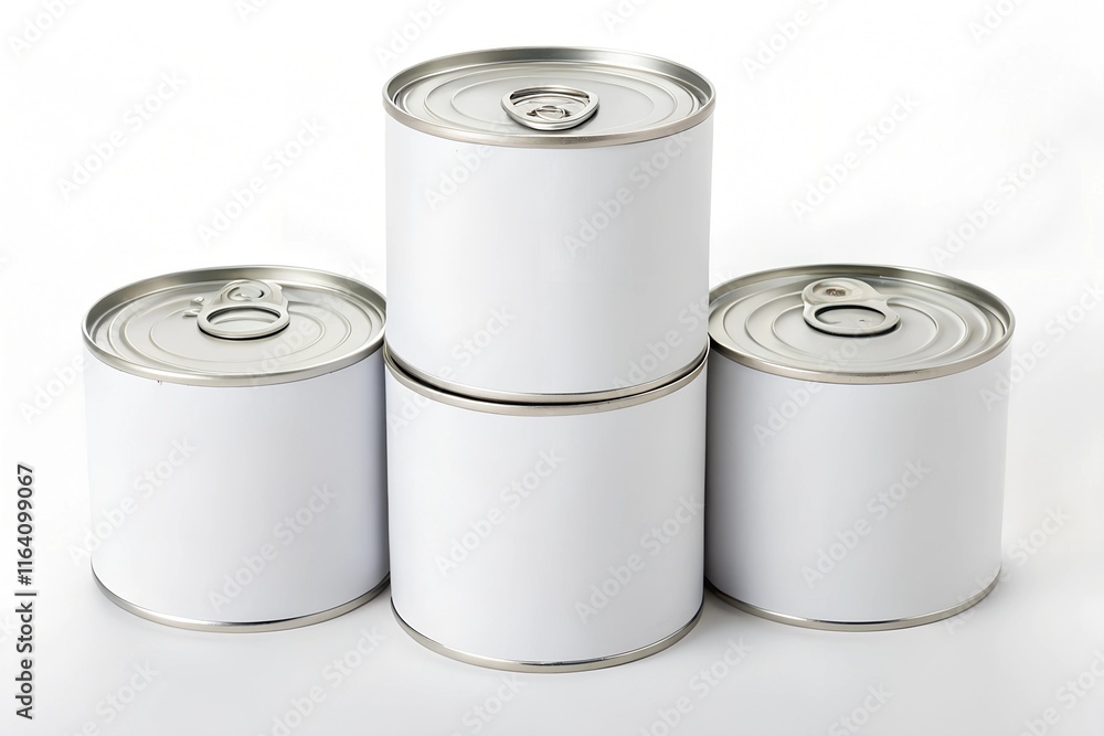 aluminum tin can isolated on white aluminum tin can isolated on white