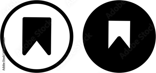 Bookmark indicating saved content