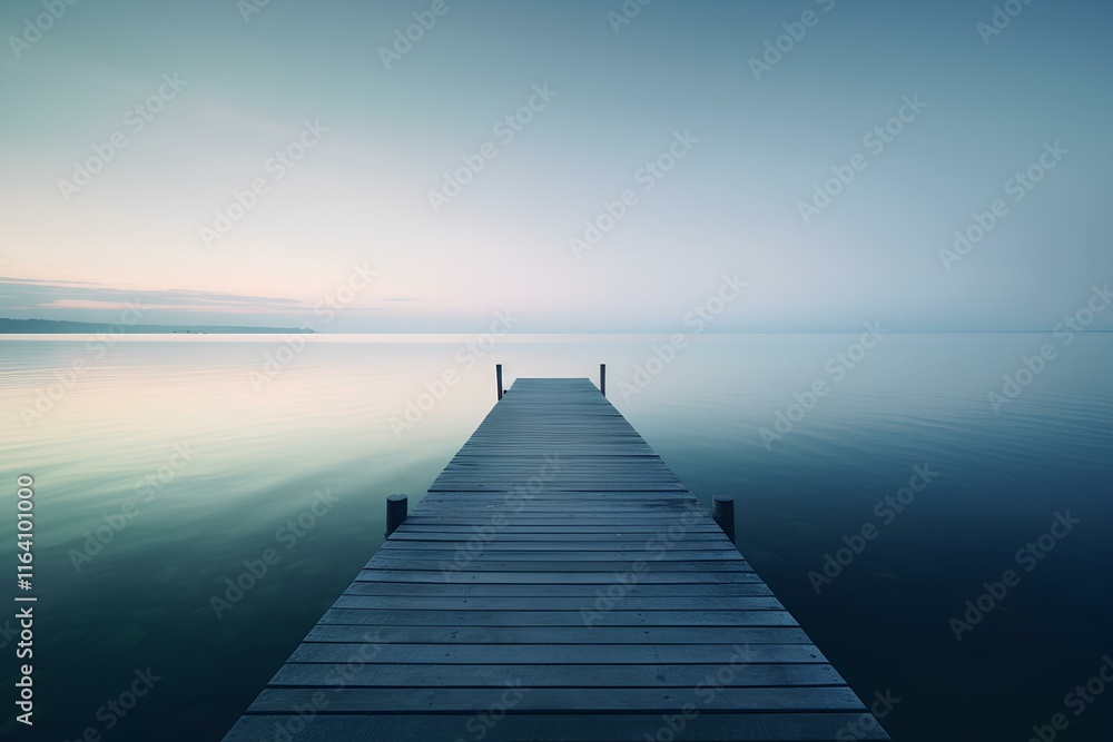 Fototapeta premium pier on the lake