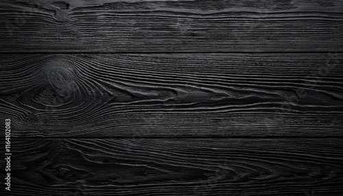 Dark Wooden Texture: Black Planks Background photo