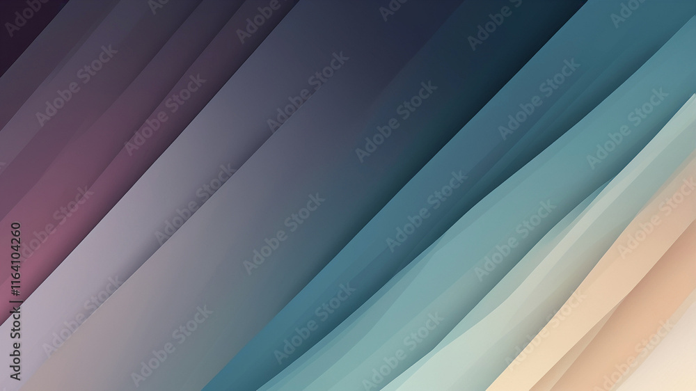 Obraz premium Soft gradient wallpaper with seamless transitions from light to dark shades, creating an elegant and artistic abstract design