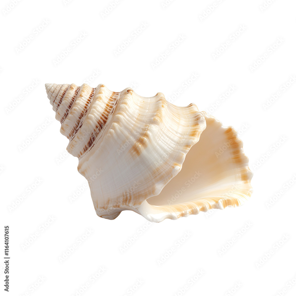 Beautiful seashell on a white background. transparent background. transparent background. Beautiful seashell on a white background. transparent background. transparent background.