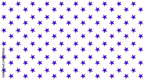 star pattern rotation animation isolated white screen.