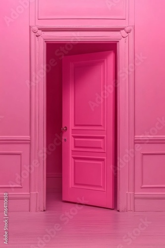 Pink Doorway to Another Room