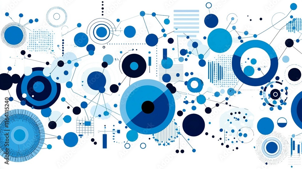 Abstract Blue Geometric Shapes and Patterns for Creative Designs Abstract Blue Geometric Shapes and Patterns for Creative Designs