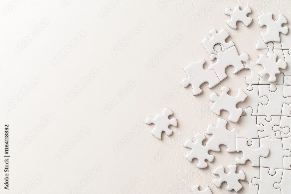A sleek, minimalist graphic of a puzzle edge with interlocking pieces, placed against a neutral background A sleek, minimalist graphic of a puzzle edge with interlocking pieces, placed against a neutral background