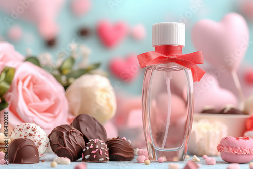 Valentine's Day, A luxurious Valentine's Day gift set featuring a premium product, ideal for romantic occasions and gifting, captured in high-quality imagery. photo