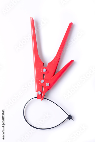 red cable tie tool
