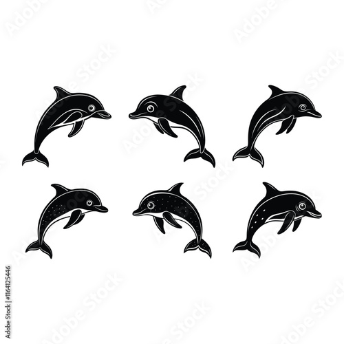 set of dolphin fish