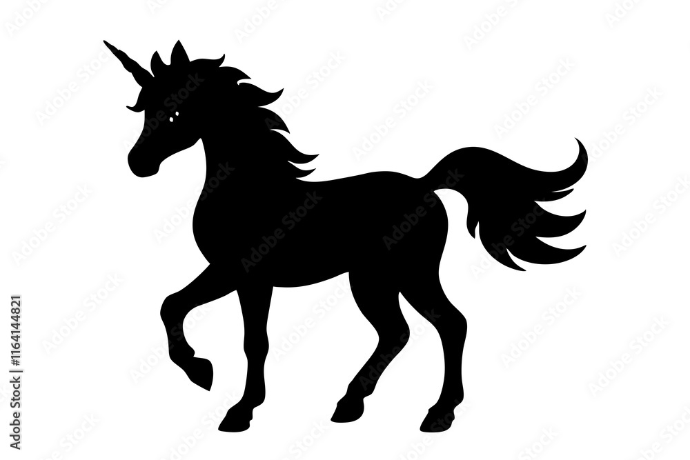Obraz premium Unicorn isolated