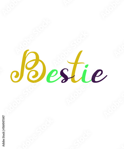 Besties Svg, Besties Heart Svg, Digital Download, Silhouette Cut File, Valentine Day Svg, Friendship, bff svg,