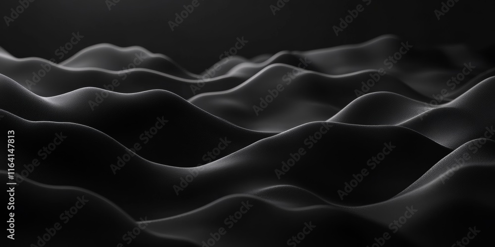 Obraz premium Abstract Dark Wave Background