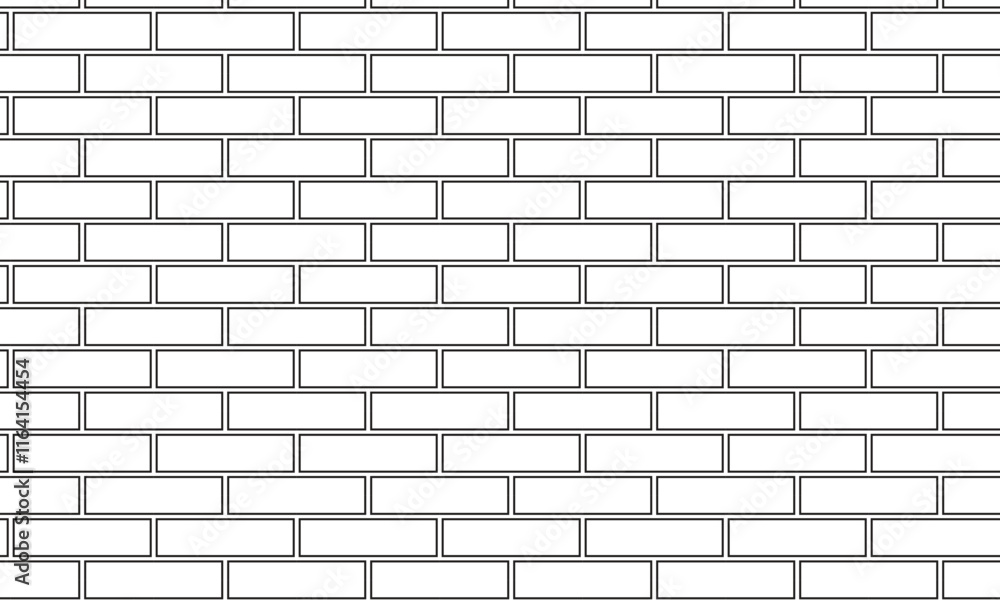 abstract simple outline brick line pattern can be used background. abstract simple outline brick line pattern can be used background.