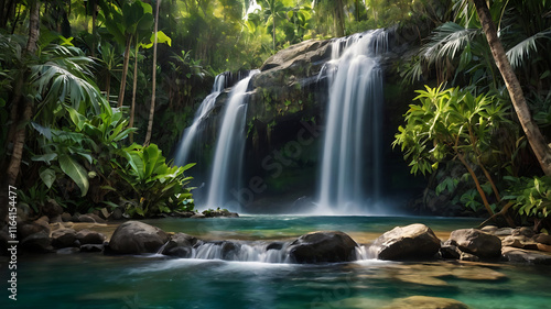 Tropical Waterfall
