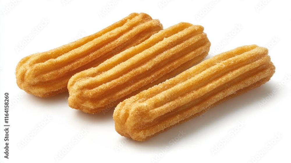 Set de tres churros. Dulce típico. Set de tres churros. Dulce típico.