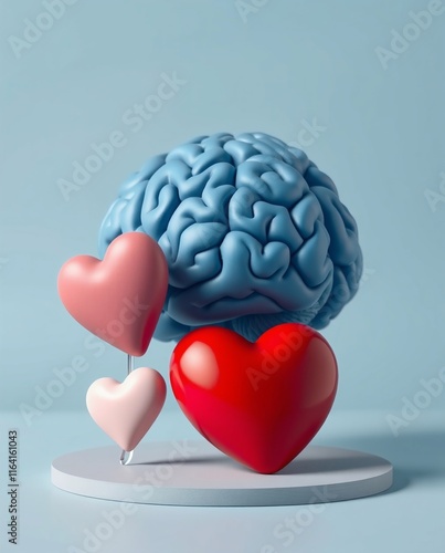 Conceptual Representation of Emotional Intelligence with Brain and Hearts