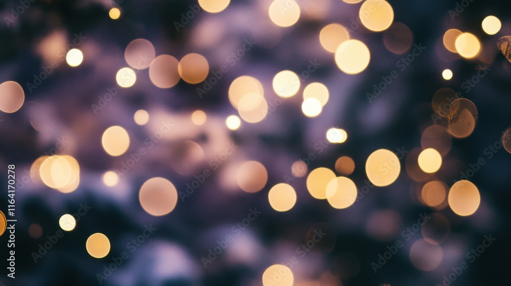 Obraz premium Soothing Pastel Bokeh Wallpaper with Glowing Lights