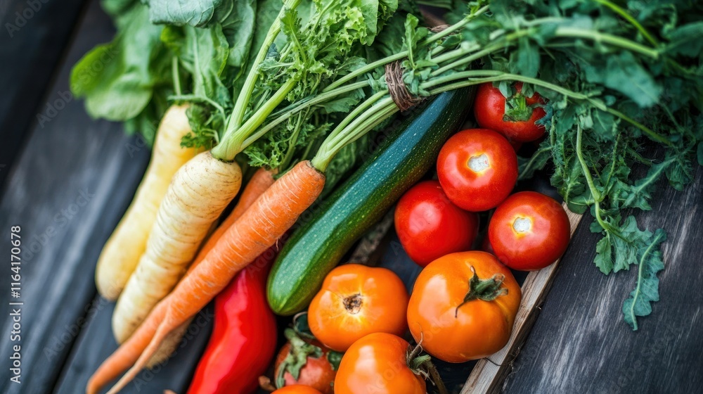 Vibrant Harvest: A Bountiful Array of Freshly Picked Vegetables Vibrant Harvest: A Bountiful Array of Freshly Picked Vegetables