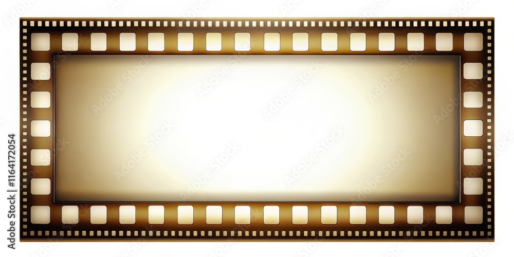 Film frame with a transparent background and soft focus effect, cinematic, transparency Film frame with a transparent background and soft focus effect, cinematic, transparency