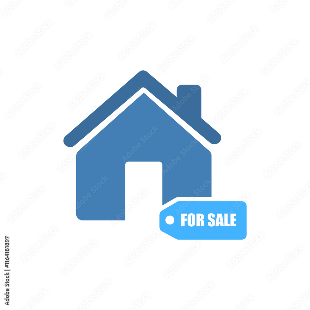 house icon, sale, on a white background, vector illustration house icon, sale, on a white background, vector illustration