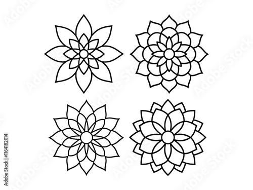 Design of traditional Mandala Art