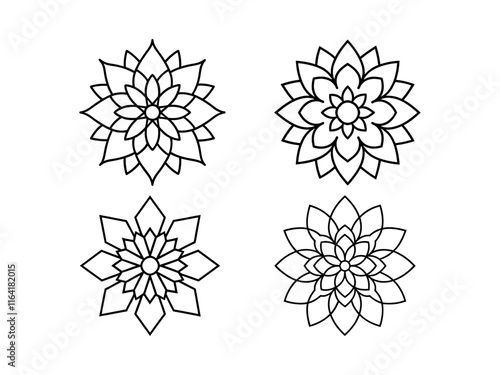 Design of traditional Mandala Art