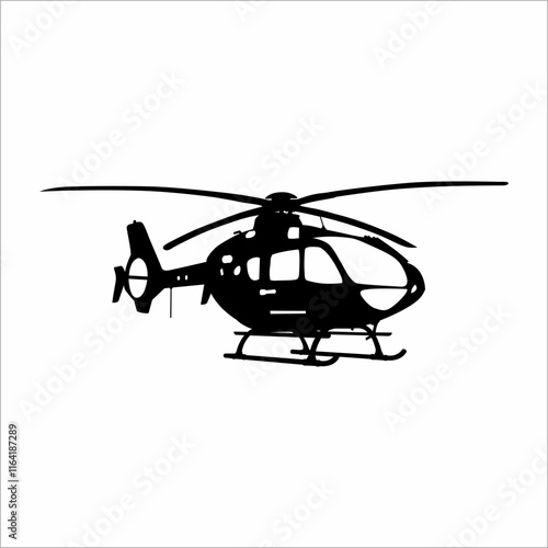 helicopter silhouette