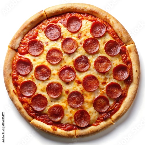 Freshly Baked Domino's Pepperoni Pizza: A Perfect Slice