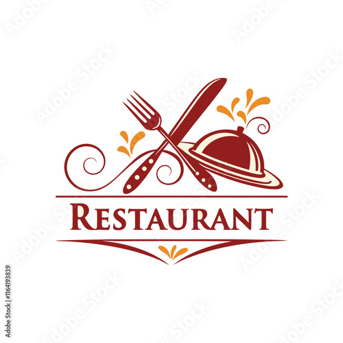 modern minimalist luxury restaurant food hotel logo icon vector art design 