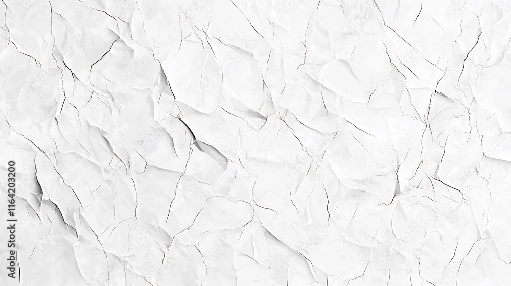 Abstract White Texture: Crinkled Paper Background Abstract White Texture: Crinkled Paper Background