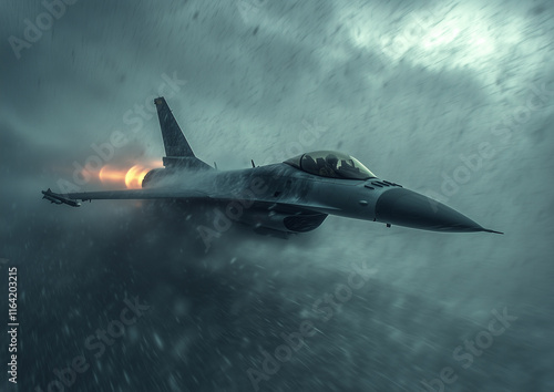 Obraz na płótnie f 16 fighter jet