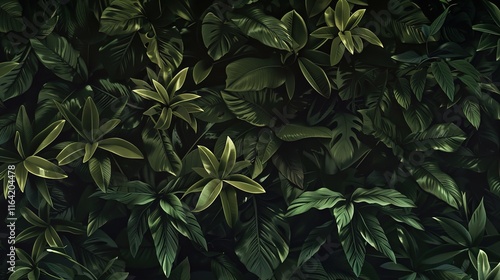 botanical garden seamless pattern wallpaper