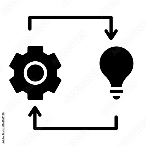 Implement Vector Glyph Icon Design