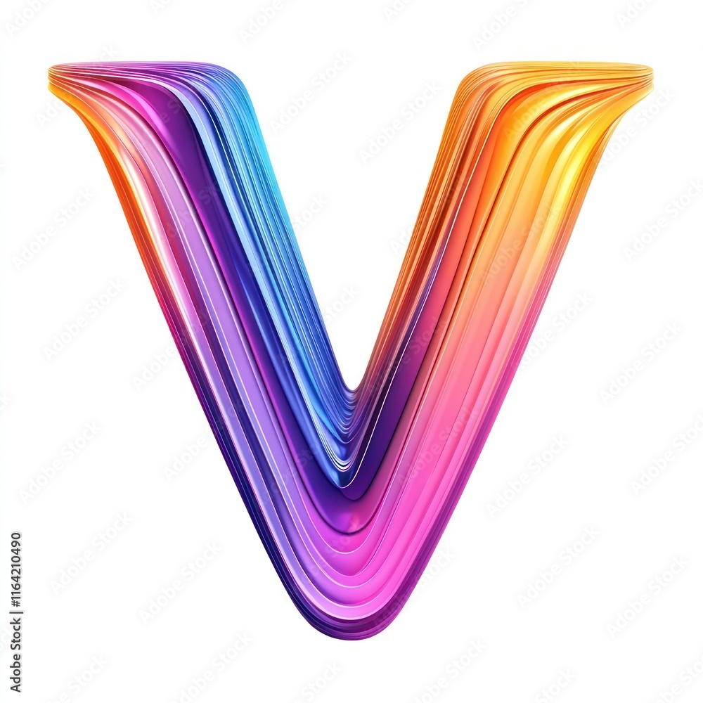 v vector style art 3d illustration Isolated on White Background Generative AI v vector style art 3d illustration Isolated on White Background Generative AI