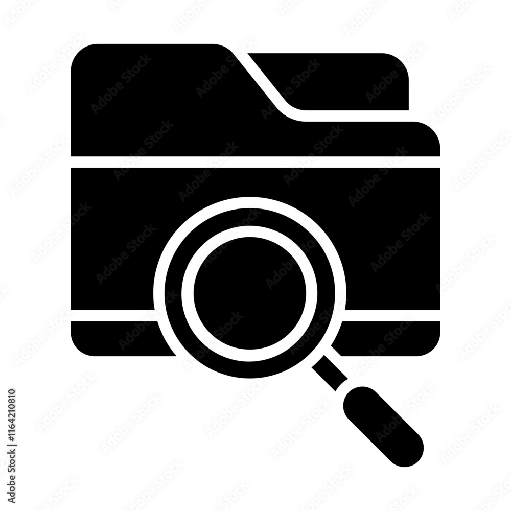 Folder Vector Glyph Icon Design Folder Vector Glyph Icon Design