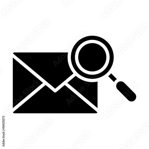 Mail Vector Glyph Icon Design