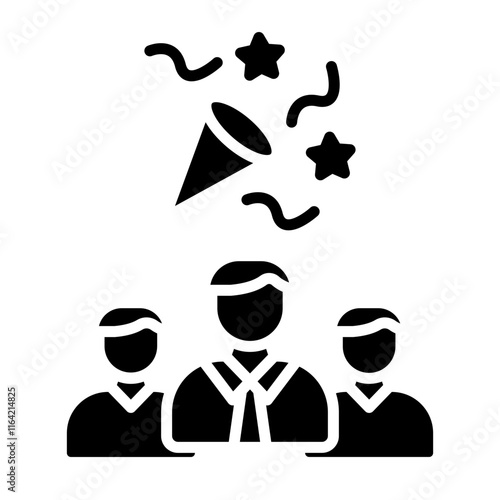 Retreat Vector Glyph Icon Design