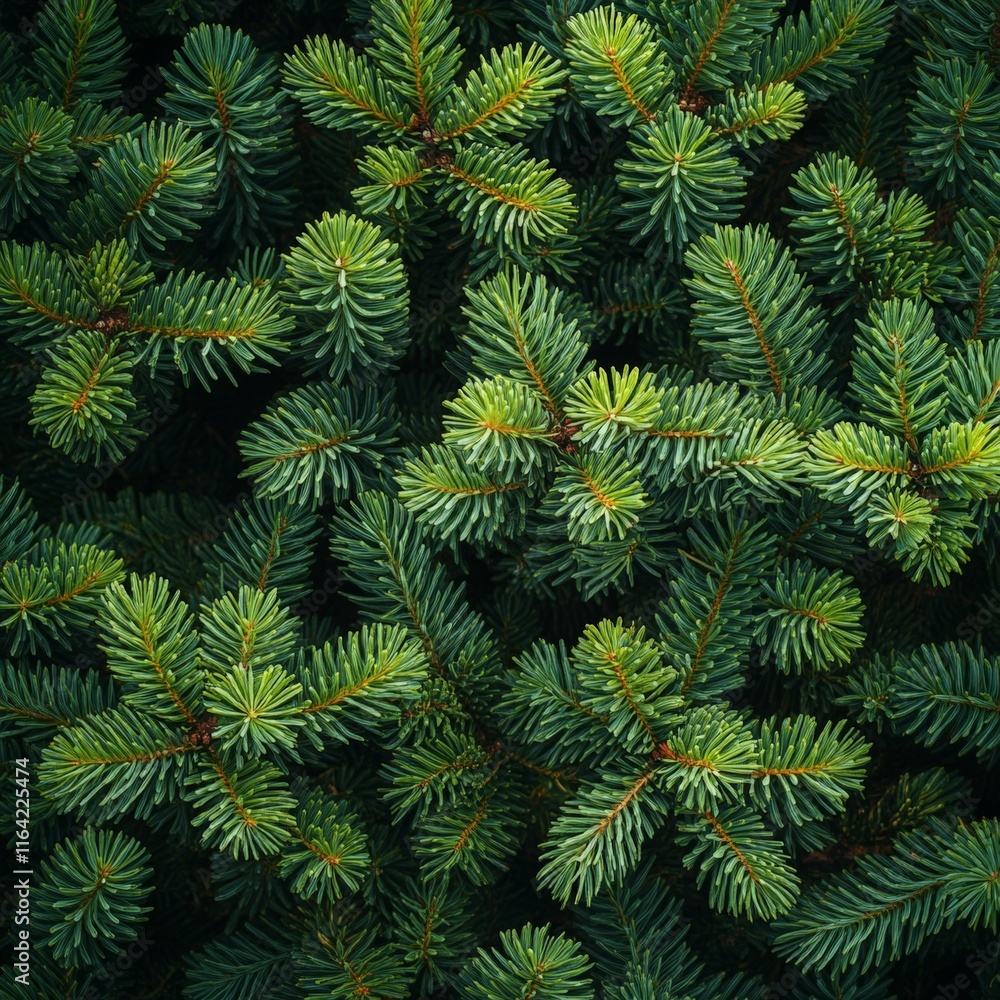 Dense Pine Foliage Texture Dense Pine Foliage Texture