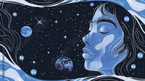 celestial seamless pattern wallpaper