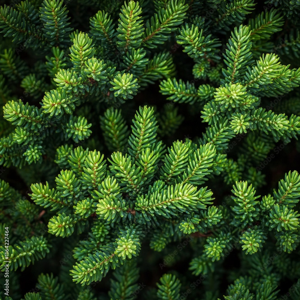 Dense Pine Foliage Texture Dense Pine Foliage Texture