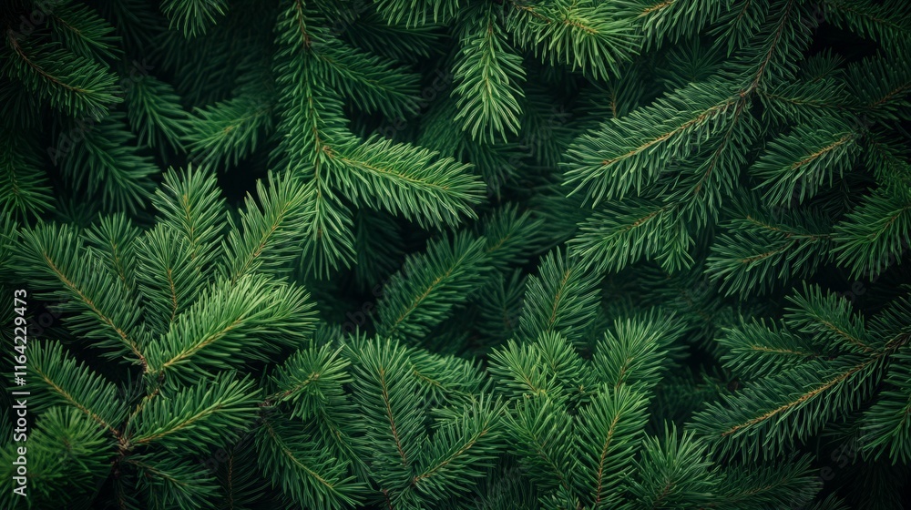 Dense Pine Foliage Texture Dense Pine Foliage Texture