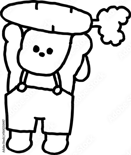 농장에 사는 토끼2