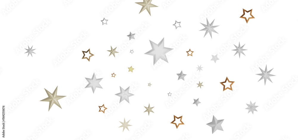 A collection of golden and white stars against a black background. The stars are of varying sizes and are arranged in a seemingly random pattern. A collection of golden and white stars against a black background. The stars are of varying sizes and are arranged in a seemingly random pattern.