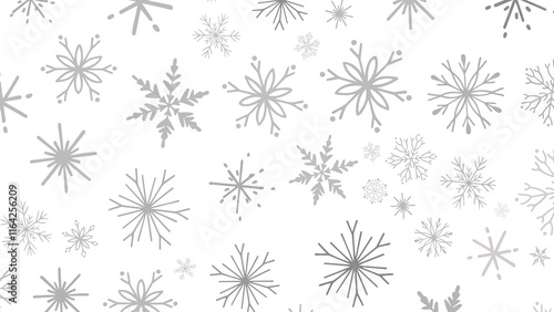 Snowflakes - Abstract Gold Star Falling Soft Focus Background, 3D rendering.