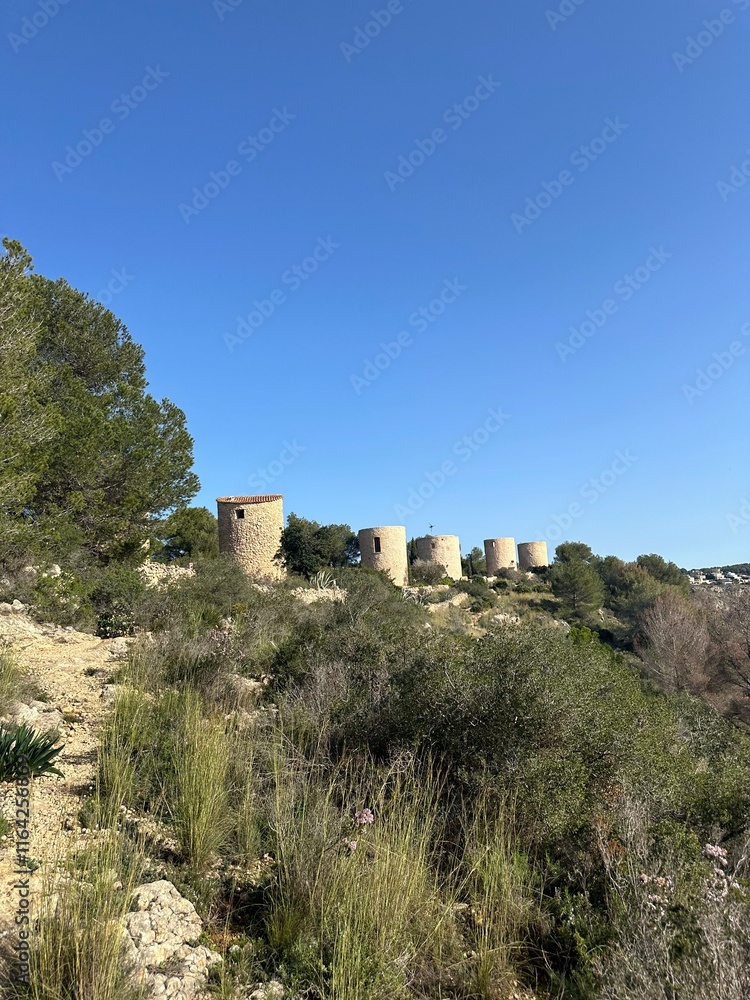 old fortress on the hill old fortress on the hill