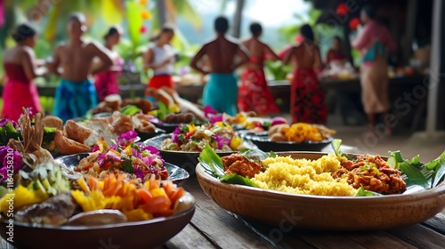 An Exuberant New Year Celebration in Fiji with Traditional Dishes and Local Dances