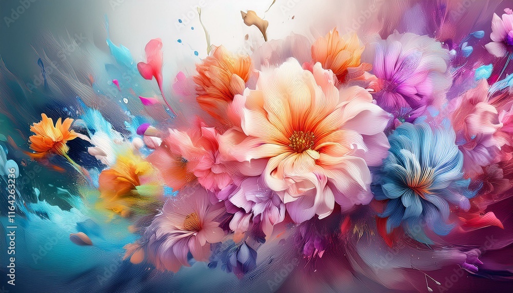 beautiful colorful vibrant flowers exploding graphic resource beautiful colorful vibrant flowers exploding graphic resource