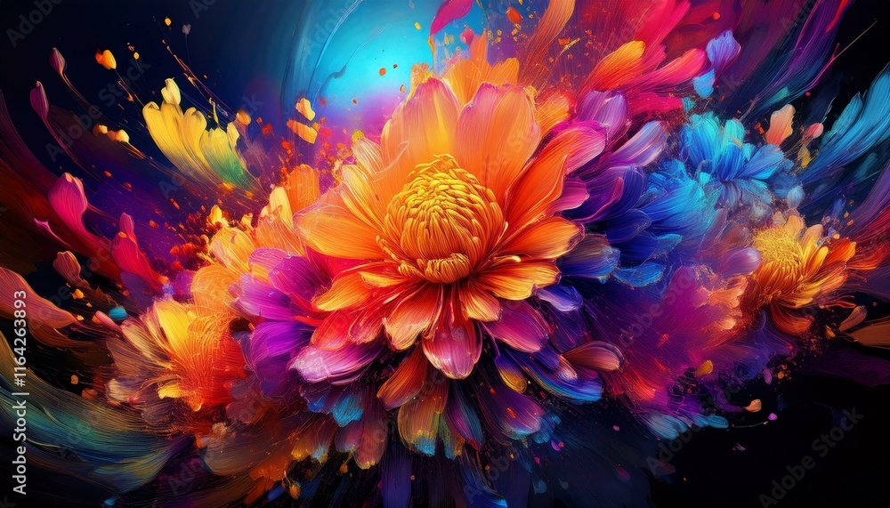 beautiful colorful vibrant flowers exploding graphic resource beautiful colorful vibrant flowers exploding graphic resource
