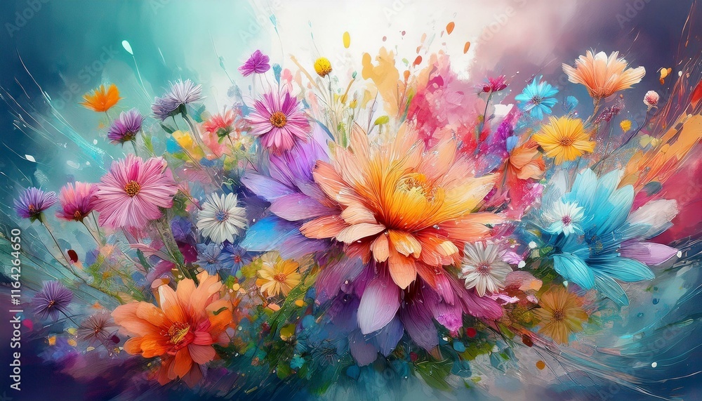 beautiful colorful vibrant flowers exploding graphic resource
beautiful colorful vibrant flowers exploding graphic resource