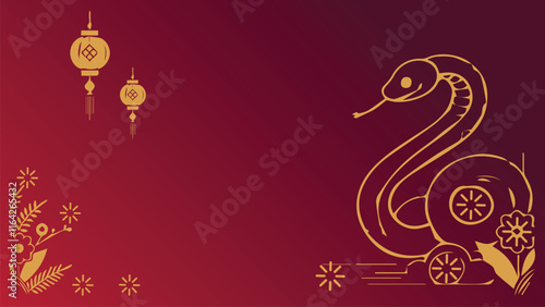Chinese new year decoration background